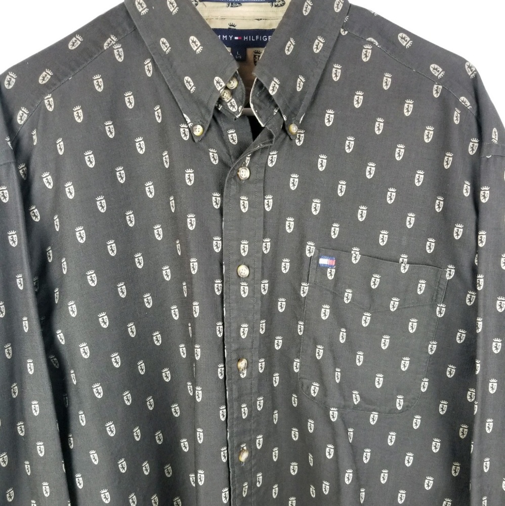 Tommy Hilfiger All Over Crest Button Down - image 5